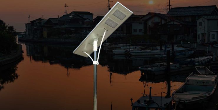 港・漁港・塩害に LEDソーラー外灯